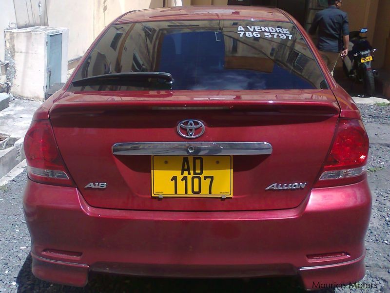 Used Toyota Allion Allion For Sale Port Louis Toyota Allion