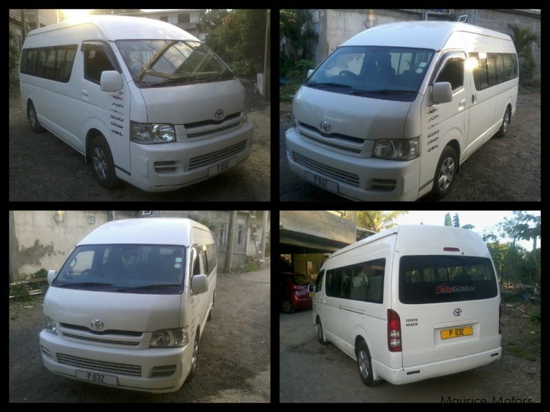 Used Toyota Hiace Hiace For Sale Rd Plaine Des Roches Toyota