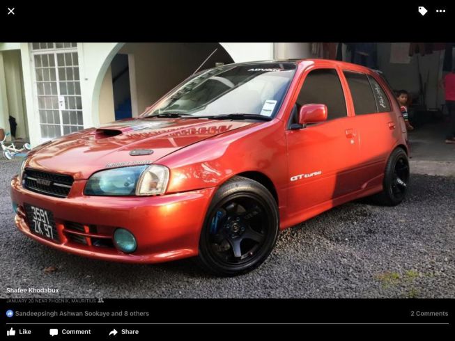 Toyota starlet glanza s