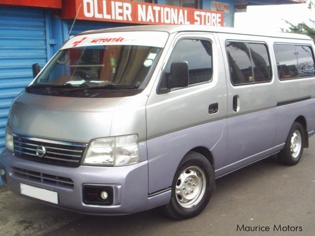 Nissan urvan minibus in Mauritius